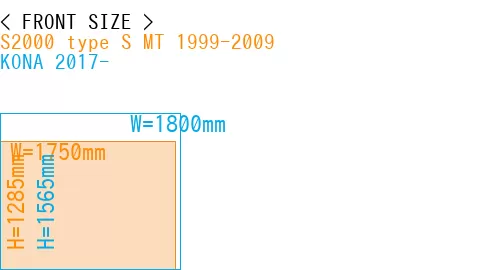 #S2000 type S MT 1999-2009 + KONA 2017-
